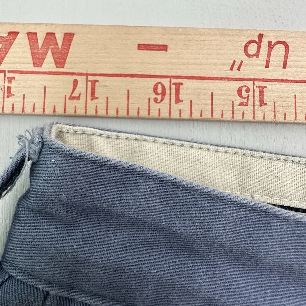 VTG Polo Ralph Lauren Chino Tyler Shorts Mens Fits 35 Y2K Two Pleats Baggy Blue